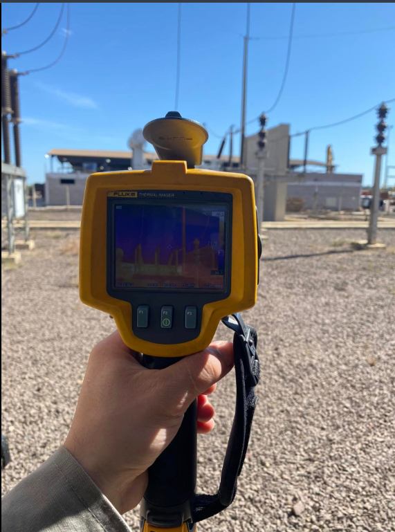 Equipamento de medição utilizado no fluxo de atendimento técnico da RAM Soluções